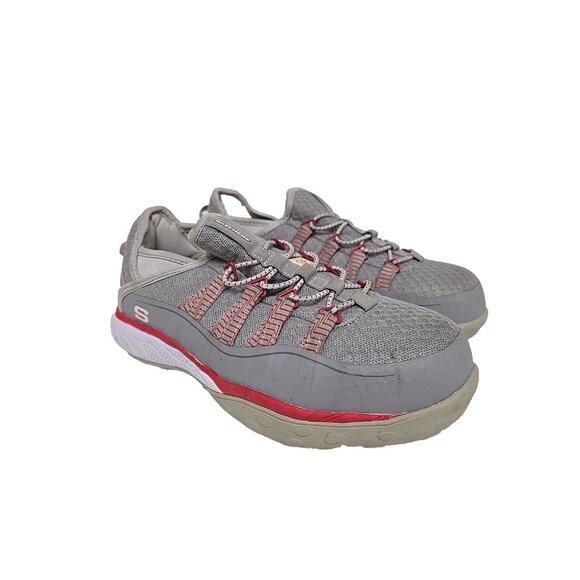 Skechers Shoes - Skechers Women's Aluminum Toe SP Slip Resistant Work Shoes 99996596 Gray 8M